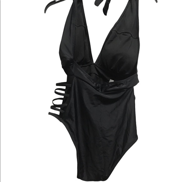 Women Plunge V Neck One Piece Swimsuits - Picture 4 of 8